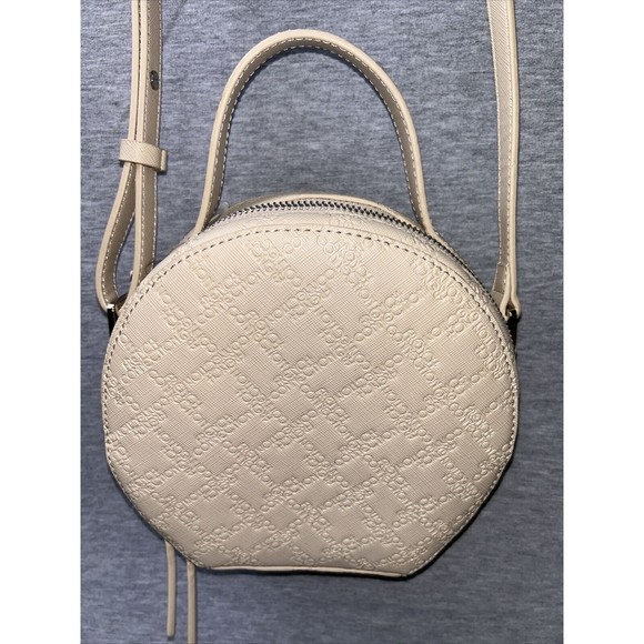 French Connection Purse, Circle Crossbody With Handle, Tan, BNWT Msrp$118 - Picture 1 of 16